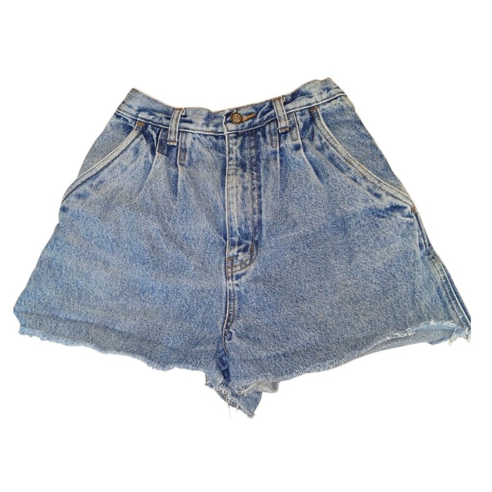 Vintage Bill Blass Women's Size 8 Cutoff Jean Shorts High Rise Denim 2" Inseam